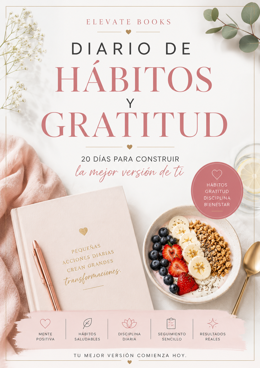 Diario de hábitos y gratitud
